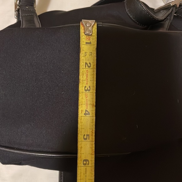 Coach microfiber with leather trim backpack - Picture 6 of 7